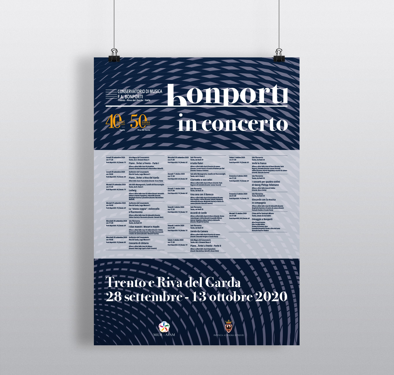 Poster – Conservatorio di Musica F.A. Bonporti di Trento